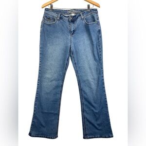 Cato bootcut flap pocket jeans size 14 coastal cowgirl western basics stretch